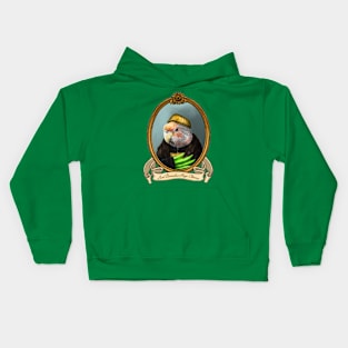 Renaissance Bird - Lord Barnabus Hugo Clancey Kids Hoodie